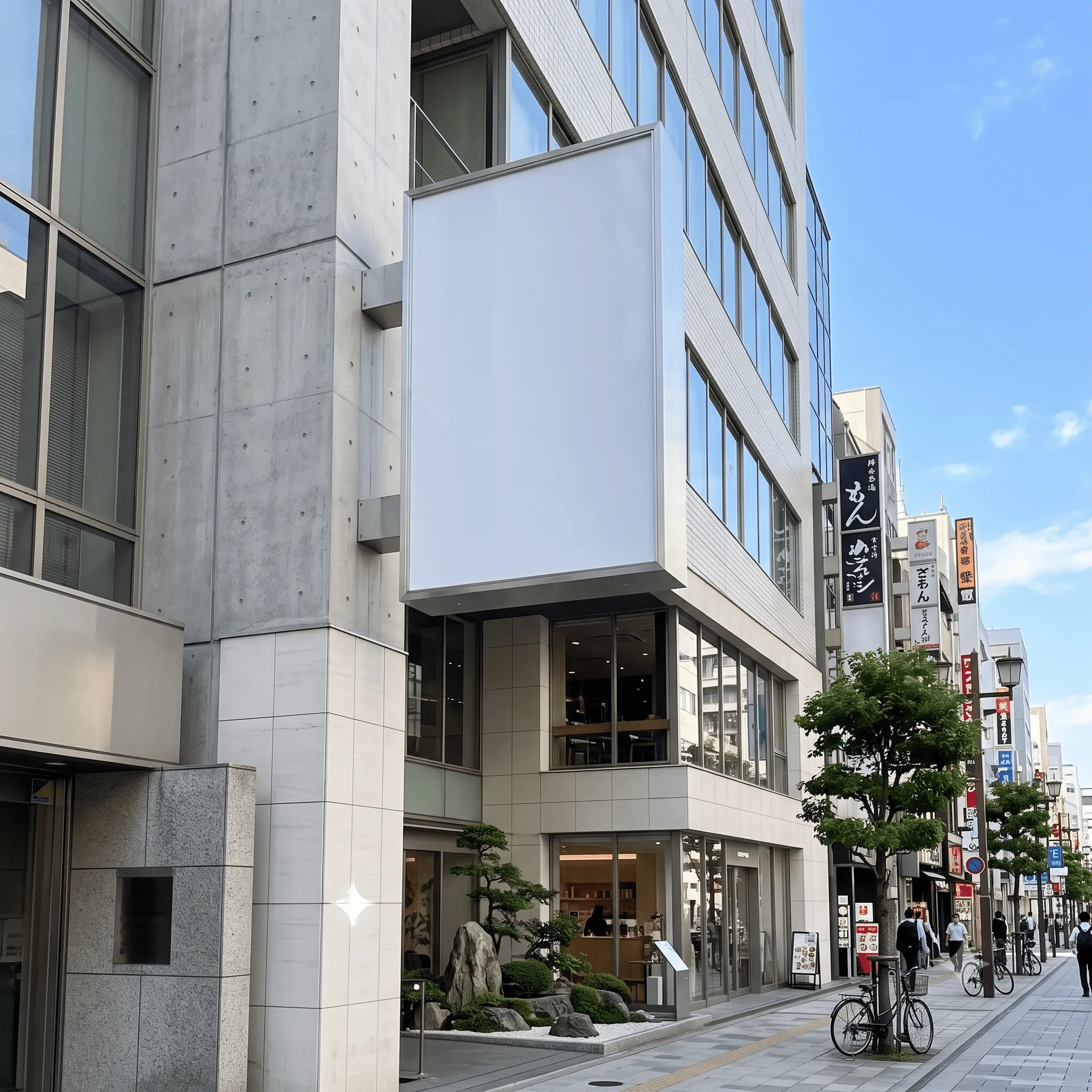 突き出し看板